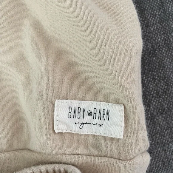 6 to 12 month Baby Barn sweat set. Ivory/off white color, super comfy - Picture 3 of 4